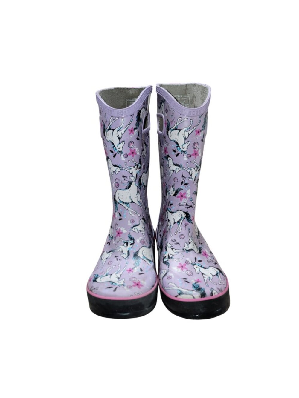 Bogs Girls Unicorn Print Waterproof Rain Boots - Picture 2 of 7